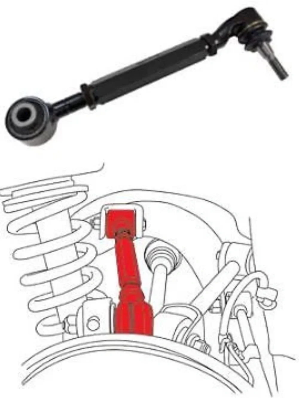 spc 67520 lexus rear camber arm 06+ Lexus IS / 06-12 GS